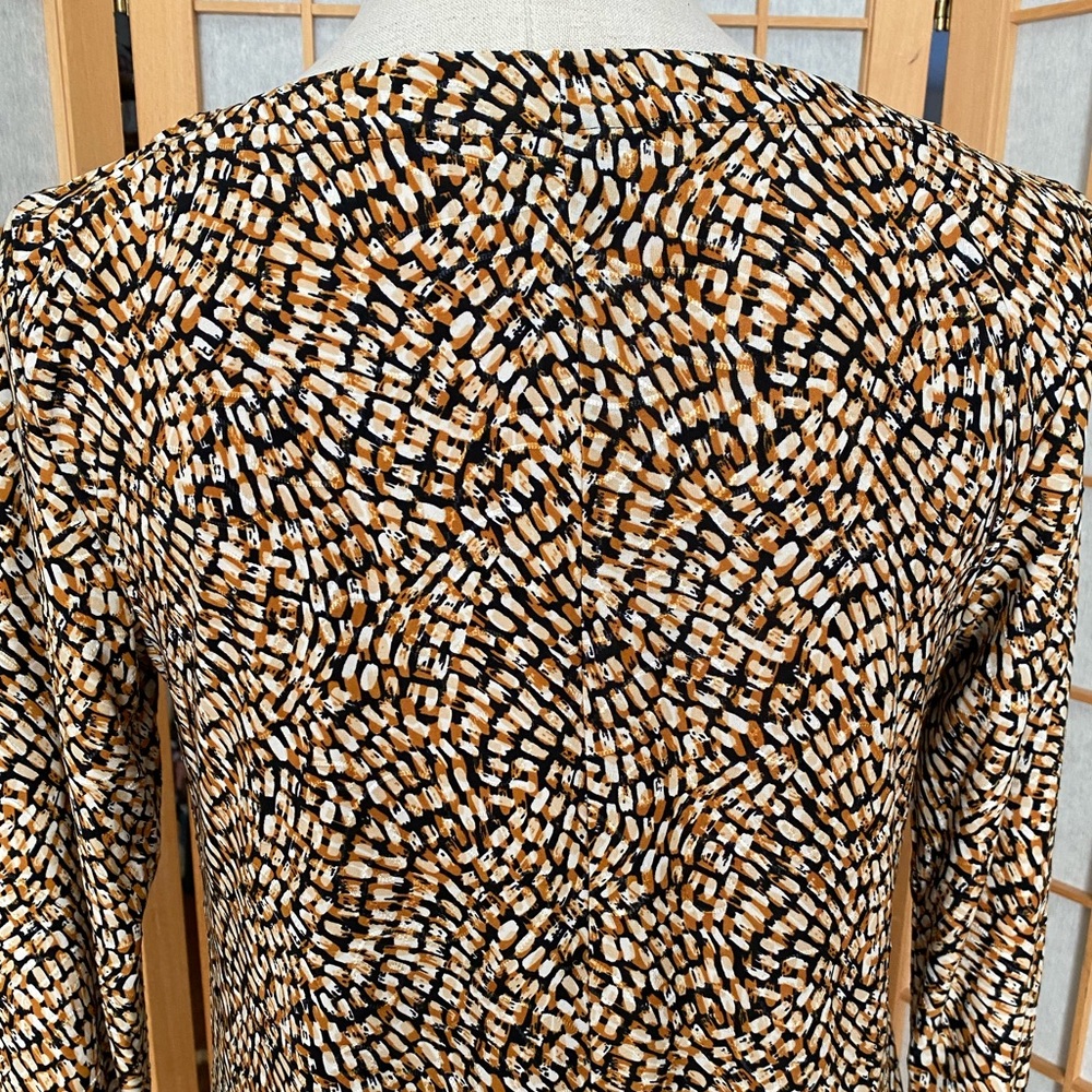 $ JM Collection Stretch Print Swing Top SZ PM NWT - Picture 7 of 12